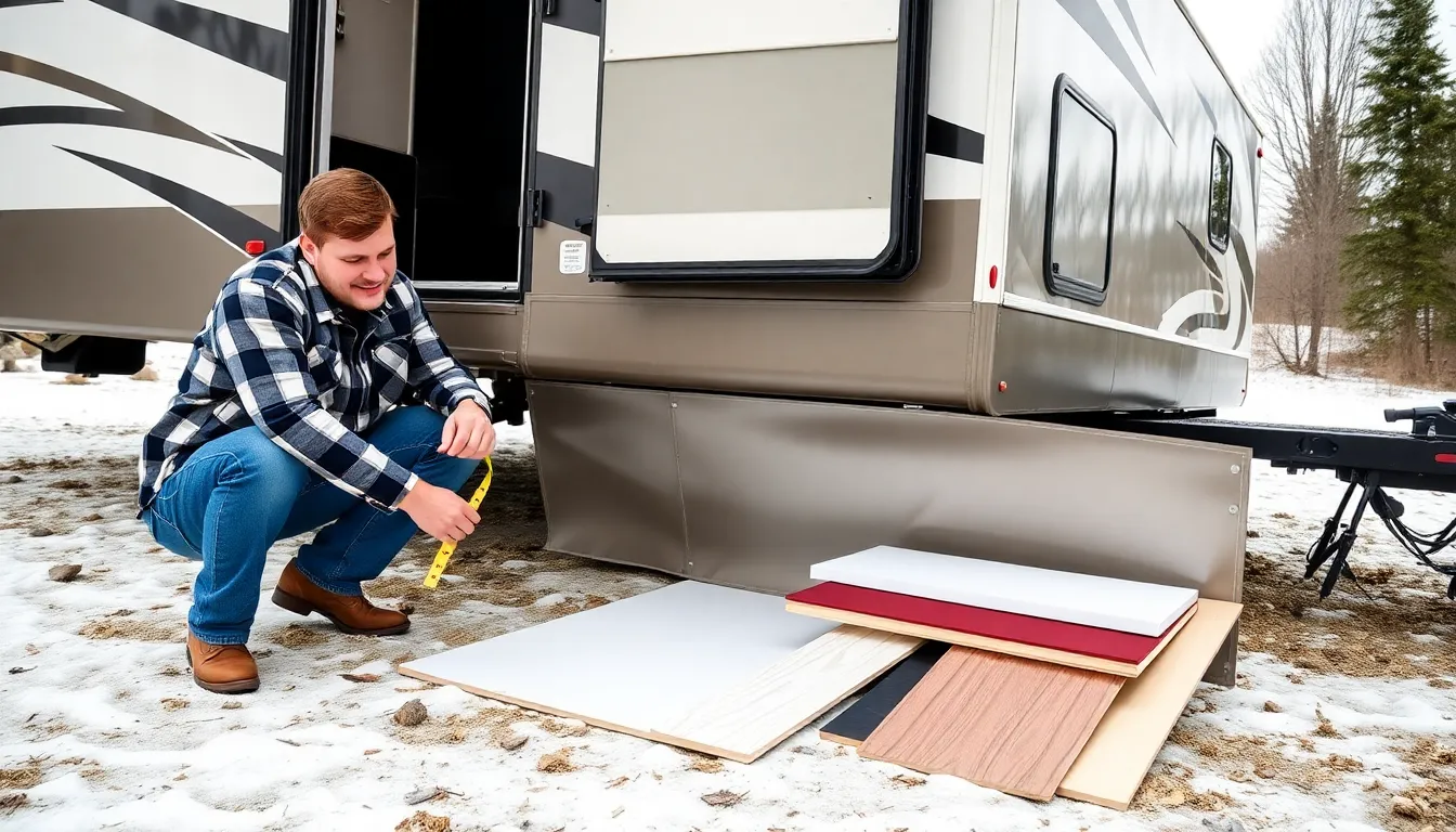 diy rv skirting