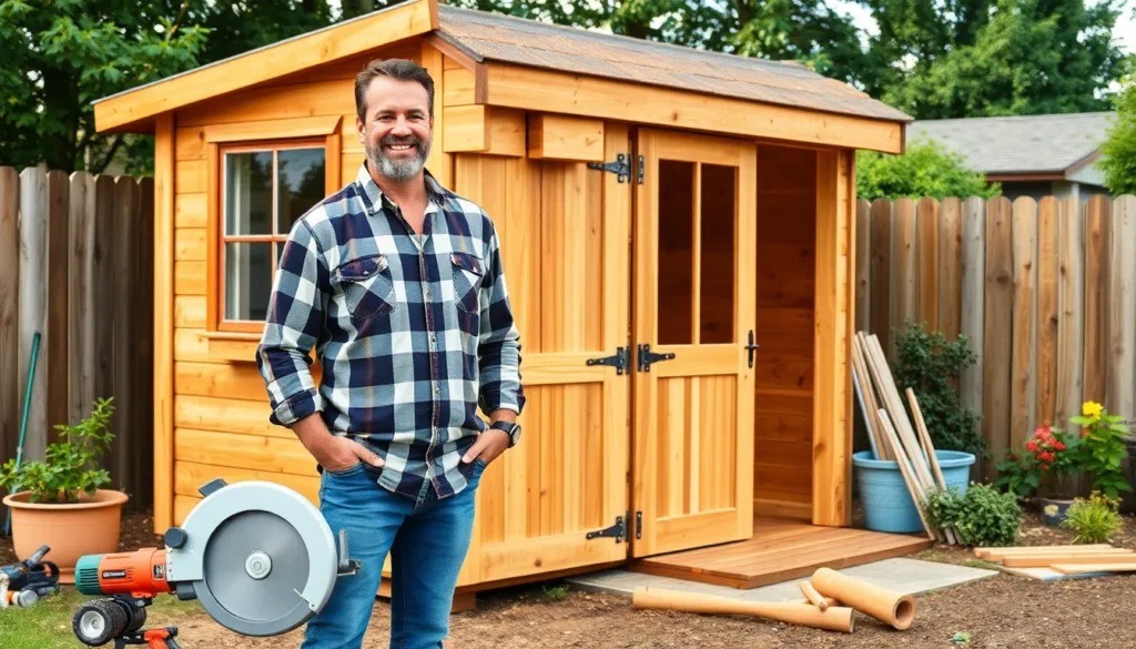 diy wood shed