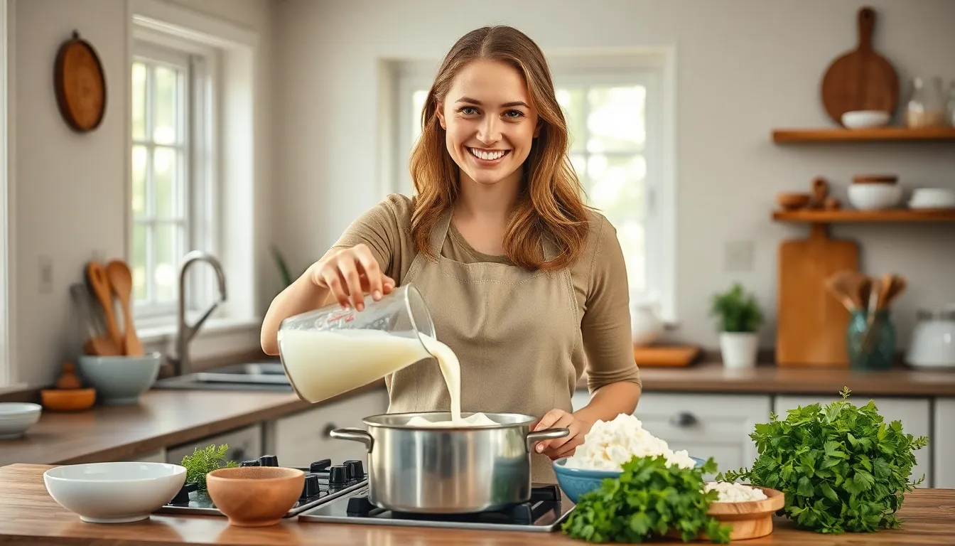 diy cottage cheese